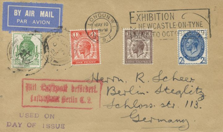 Postal Union Congress, Newcastle Exhibition