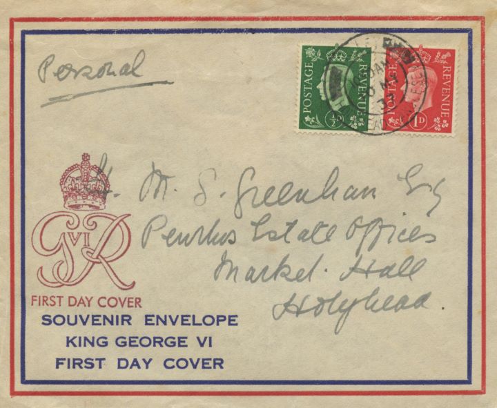 KGVI: 1/2d, 1d, 2 1/2d, The first stamps of George VI