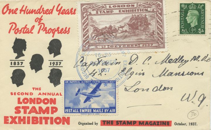 London Stamp Exhibition, 100 Years of Postal Progress