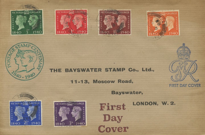 Postage Stamp Centenary, Bayswater Stamp Co.