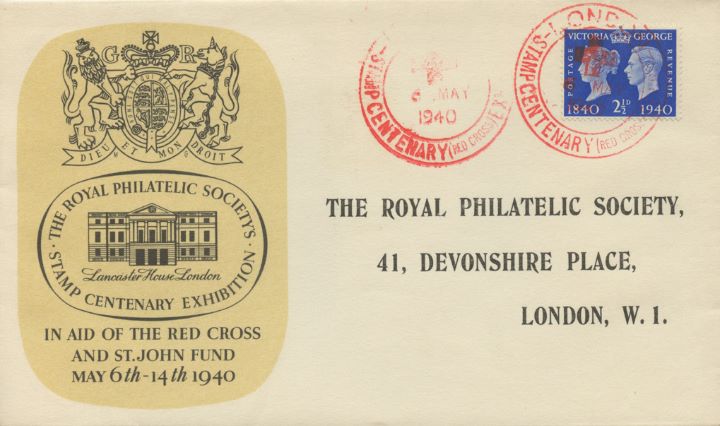 Postage Stamp Centenary, Lancaster House