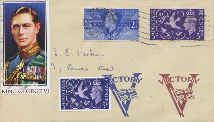 Victory, King George VI cigarette card image