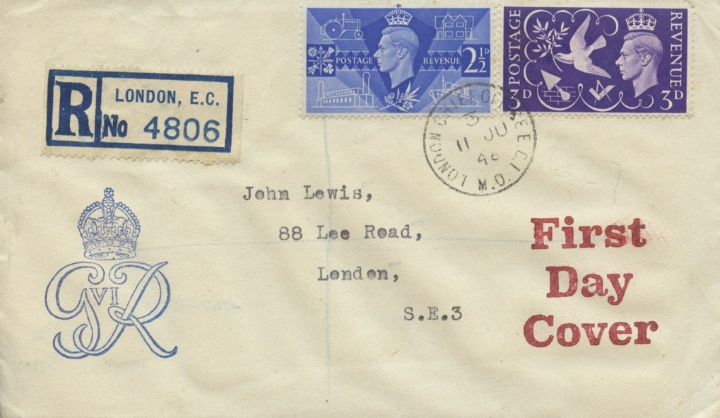 Victory, London Chief Office Postmark