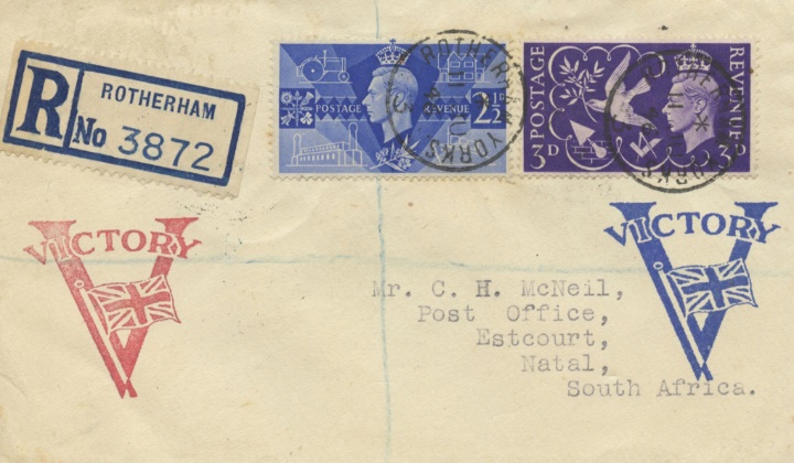 Victory First Day Cover BFDC