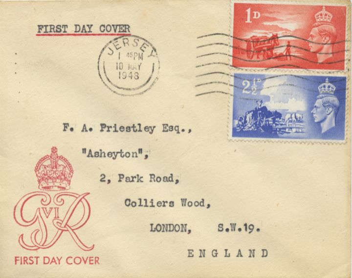 Channel Islands Liberation, Plain cover