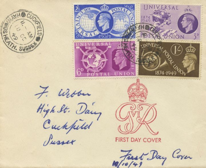 Universal Postal Union, Plain cover