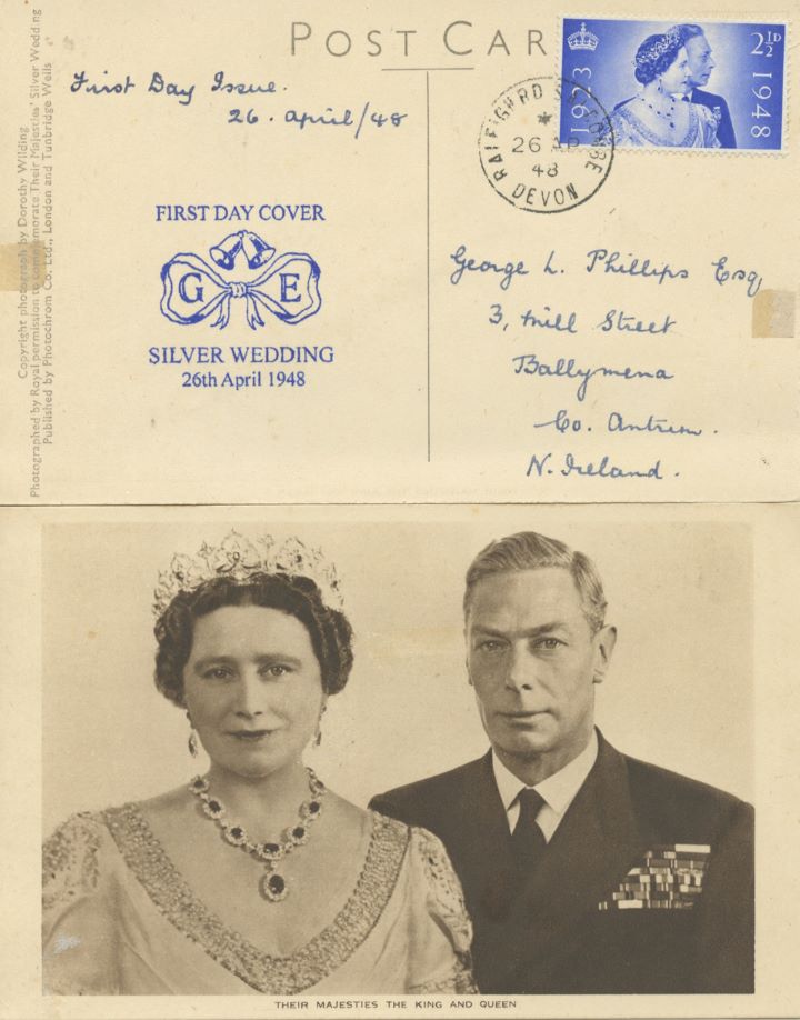 Silver Wedding 1948, The King and Queen