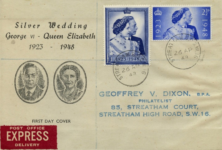 Silver Wedding 1948, King George VI & Queen Elizabeth