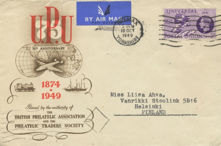 Universal Postal Union, 75th Anniversary