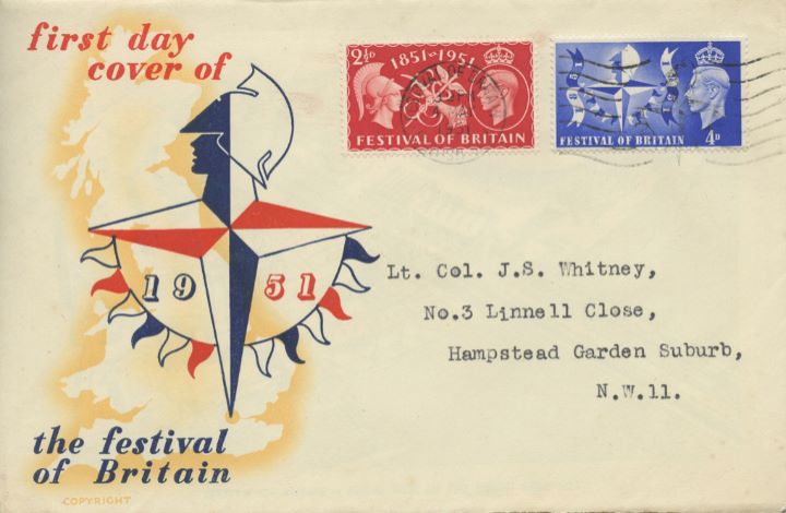 Festival of Britain, Souvenir Cover