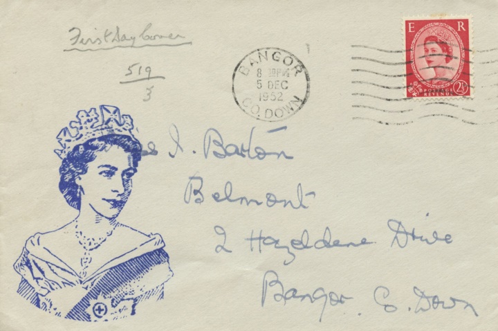 Wildings: 1 1/2d, 2 1/2d, The first stamps to feature Queen Elizabeth