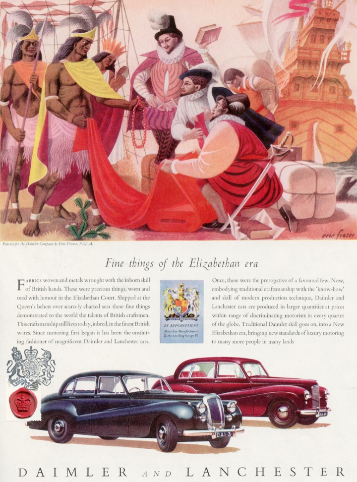 Vintage Adverts, Daimler and Lanchester