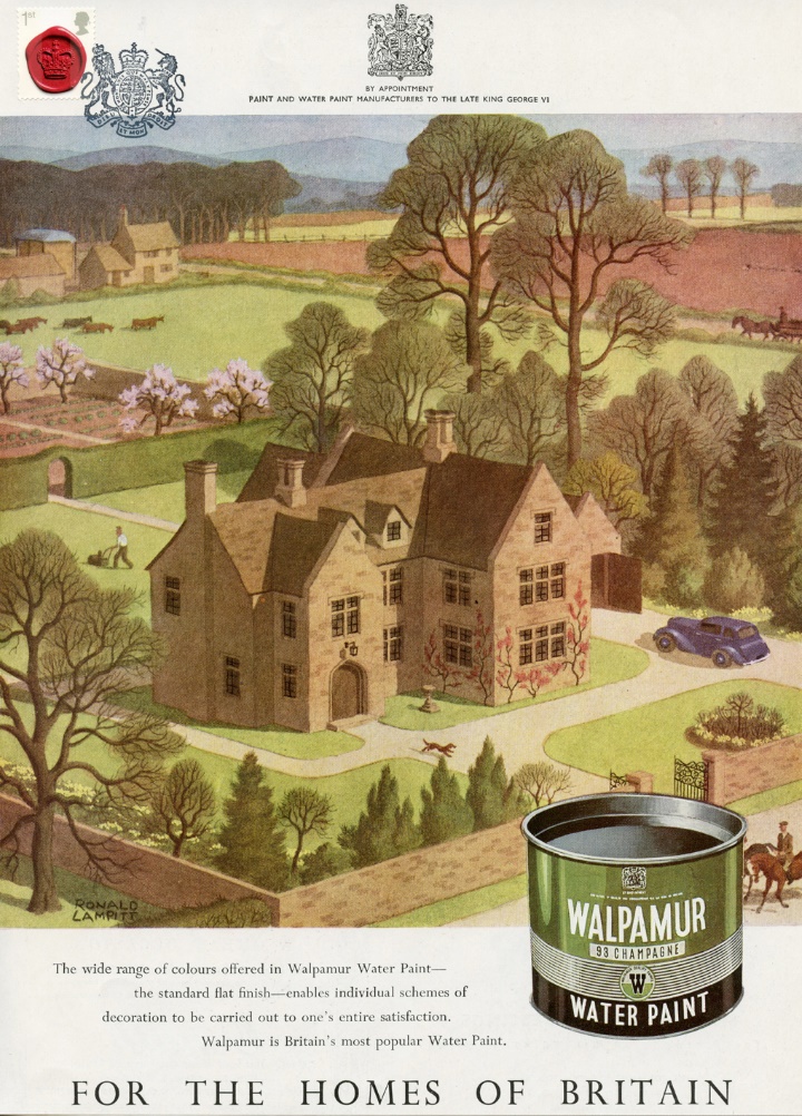 Vintage Adverts, Walpamur Paint