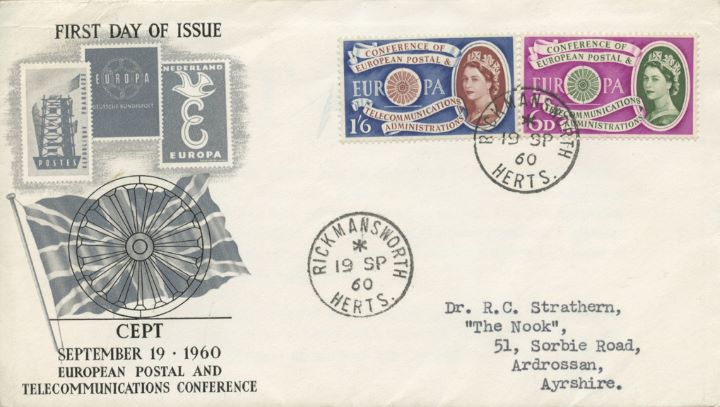 Europa 1960, Stamps from Europa countries