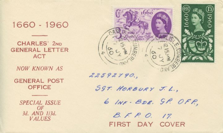 General Letter Office, Rare Carlisle Postmark