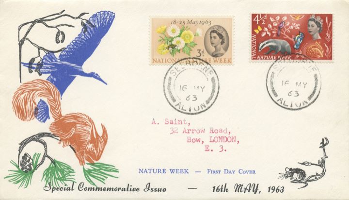 National Nature Week, Squirrel & Stork