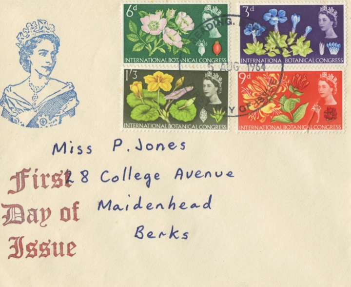 Botanical Congress, Plain cover with rubber stamp cachet