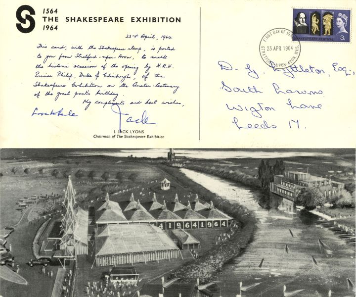 Shakespeare Festival, Shakespeare Exhibition Post Card