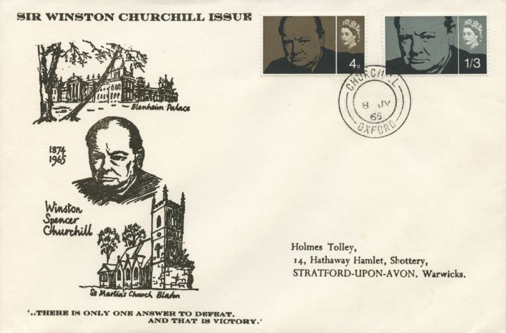 Sir Winston Churchill, Blenheim and Bladon