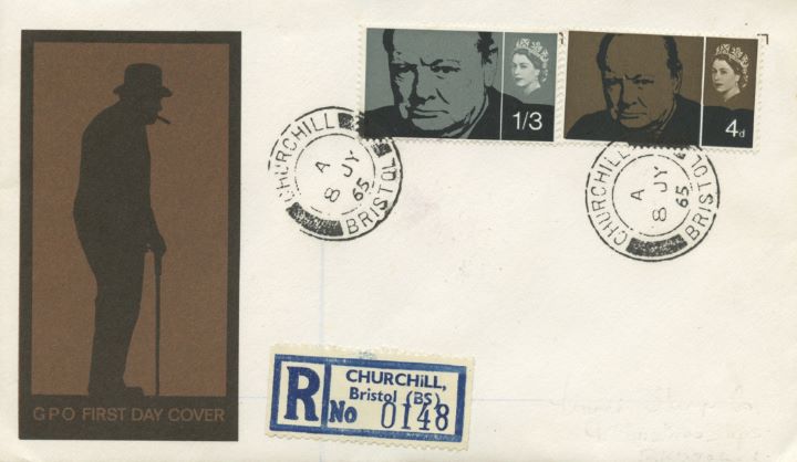 Sir Winston Churchill, Rare postmarks