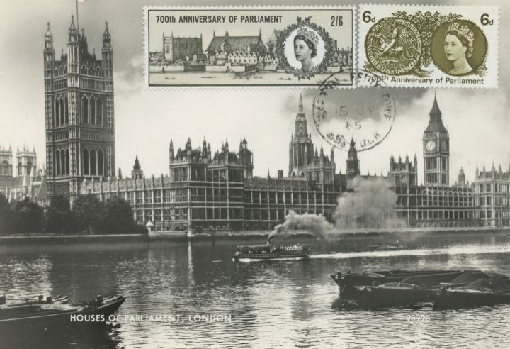 700th Anniv. of Parliament, Post Card