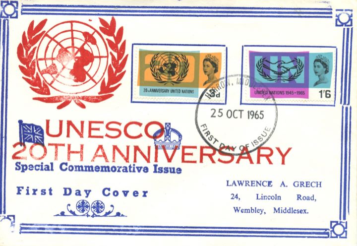 UN & Int. Cooperation Year, Unesco 20th Anniversary