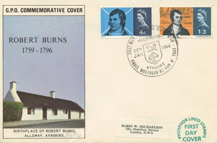 Robert Burns, Birthplace of Robert Burns