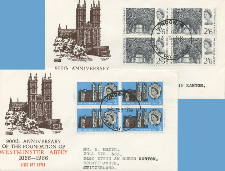 Westminster Abbey, Blocks of Four