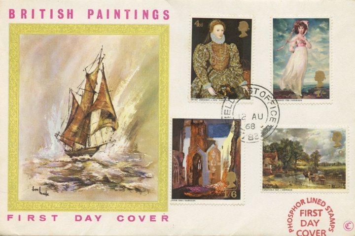British Paintings 1968, Boat at sea