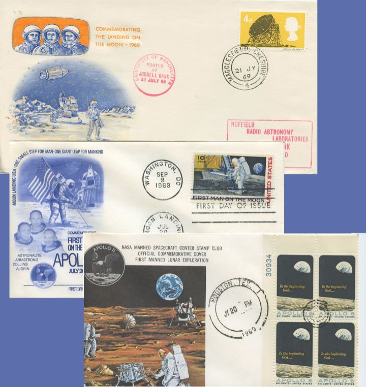 Moon Landing, Set of three covers