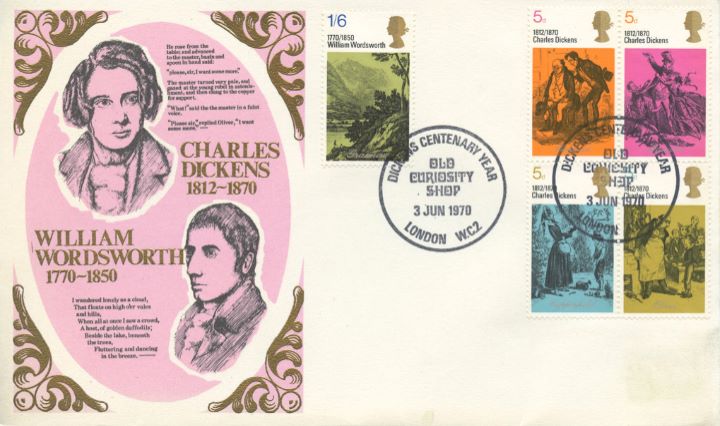 Literary Anniversaries 1970, Dickens & Wordsworth