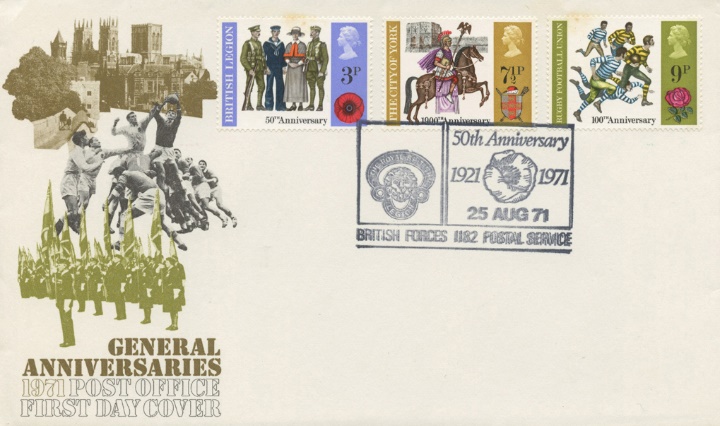 General Anniversaries 1971, British Legion