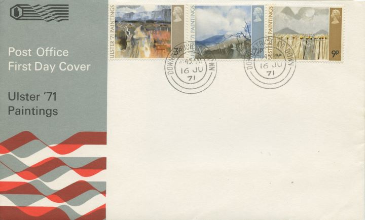 Ulster '71 Paintings, Rare CDS postmark