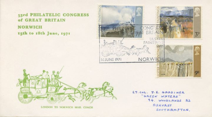 Ulster '71 Paintings, Philatelic Congress