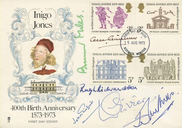 Inigo Jones, Multi Signed Cover