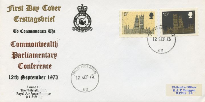 Parliament 1973, RAF Bruggen Philatelic Club