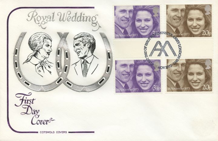 Royal Wedding 1973, Gutter Pairs on cover