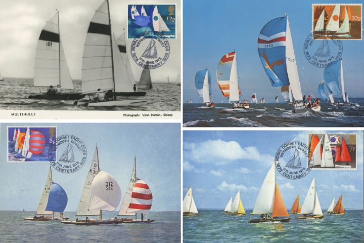 Sailing, Set of four postcards