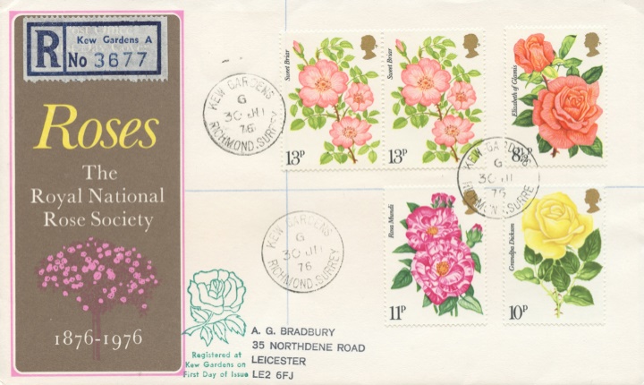 Roses 1976, Registered at Kew Gardens