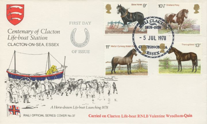 Shire Horse Society, A Horse-drawn Life-boat 1878