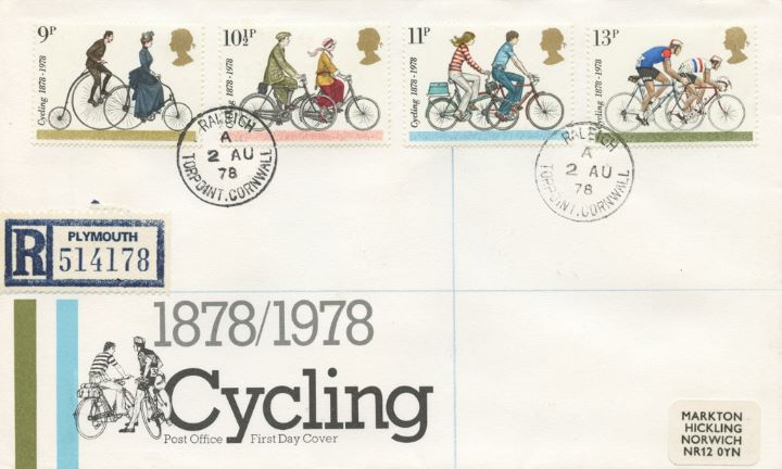 Cycling Centenaries, Scarce Raleigh Postmark