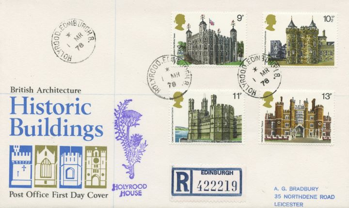 Historic Buildings: Stamps, Holyrood House