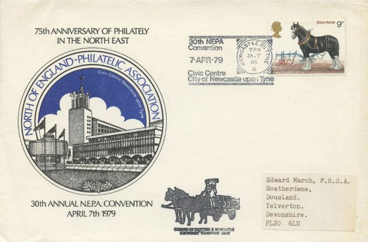 Civic Centre Newcastle upon Tyne, North of England Philatelic Society