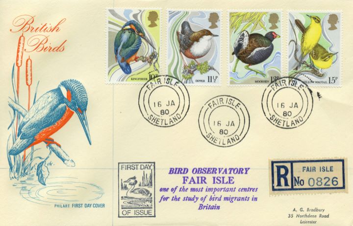 British Birds 1980, Fair Isle Bird Observatory