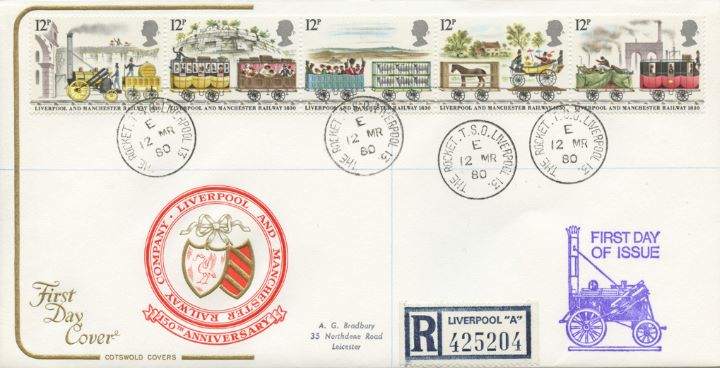 Liverpool & Manchester Rly, The Rocket Postmark