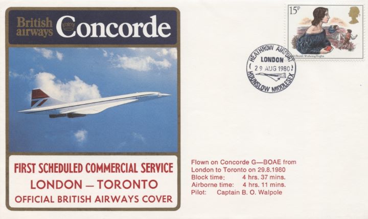 Concorde, First London-Toronto