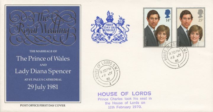 Royal Wedding 1981, House of Lords