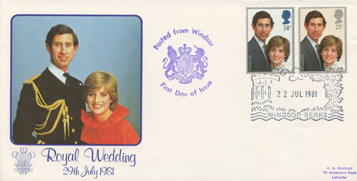 Royal Wedding 1981, Posted from Windsor