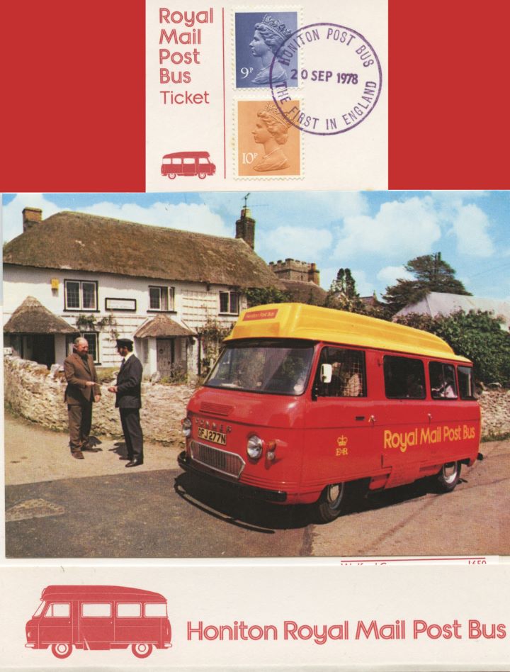 Honiton Post Bus, First Post Bus in England