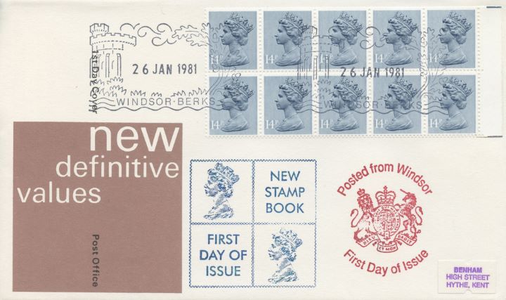 Counter: New Design: £1.40 Ind.Arch. 5 (Preston Mill), New Booklet